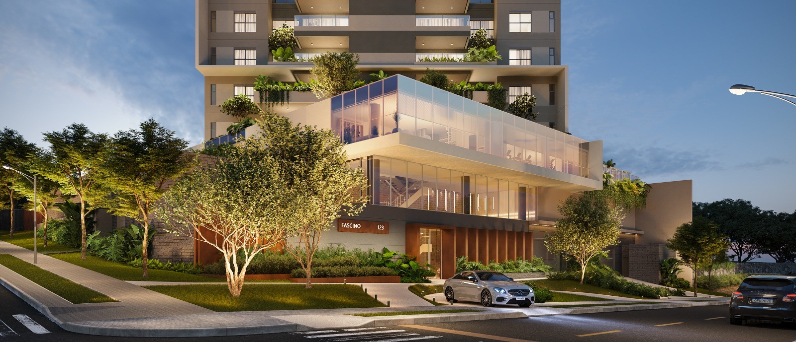 Fachada do empreendimento Albor Residence